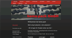 Desktop Screenshot of bema-pack.com